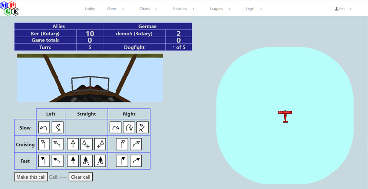 Same location both planes facing forward