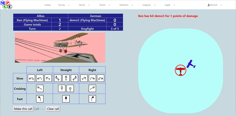 DH-2 hits Eindecker E-3